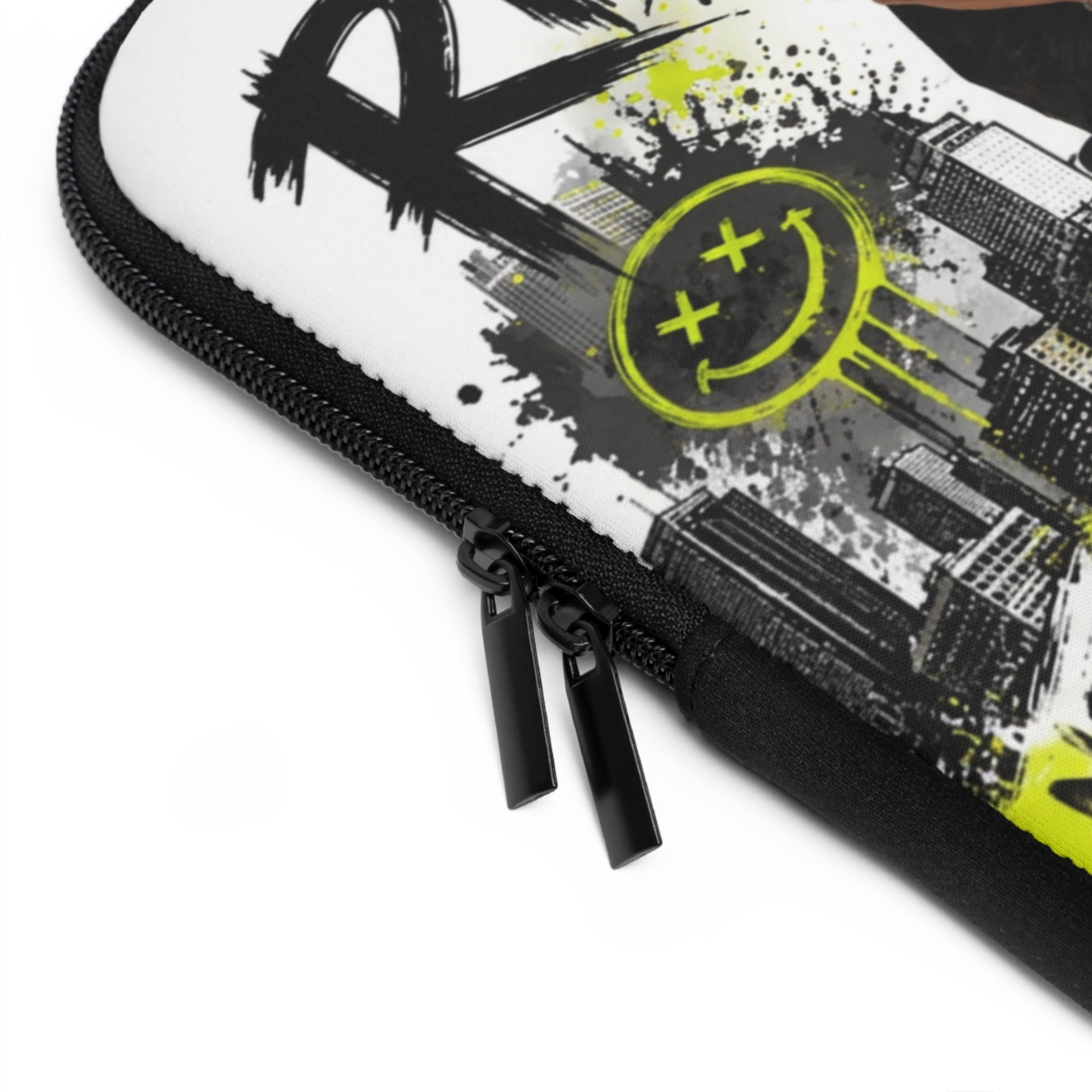 Custom Name Ride Your Way Laptop Sleeve | Youth BMX Graffiti Laptop Case 2607040