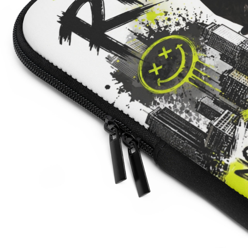 Custom Name Ride Your Way Laptop Sleeve | Youth BMX Graffiti Laptop Case 2607040