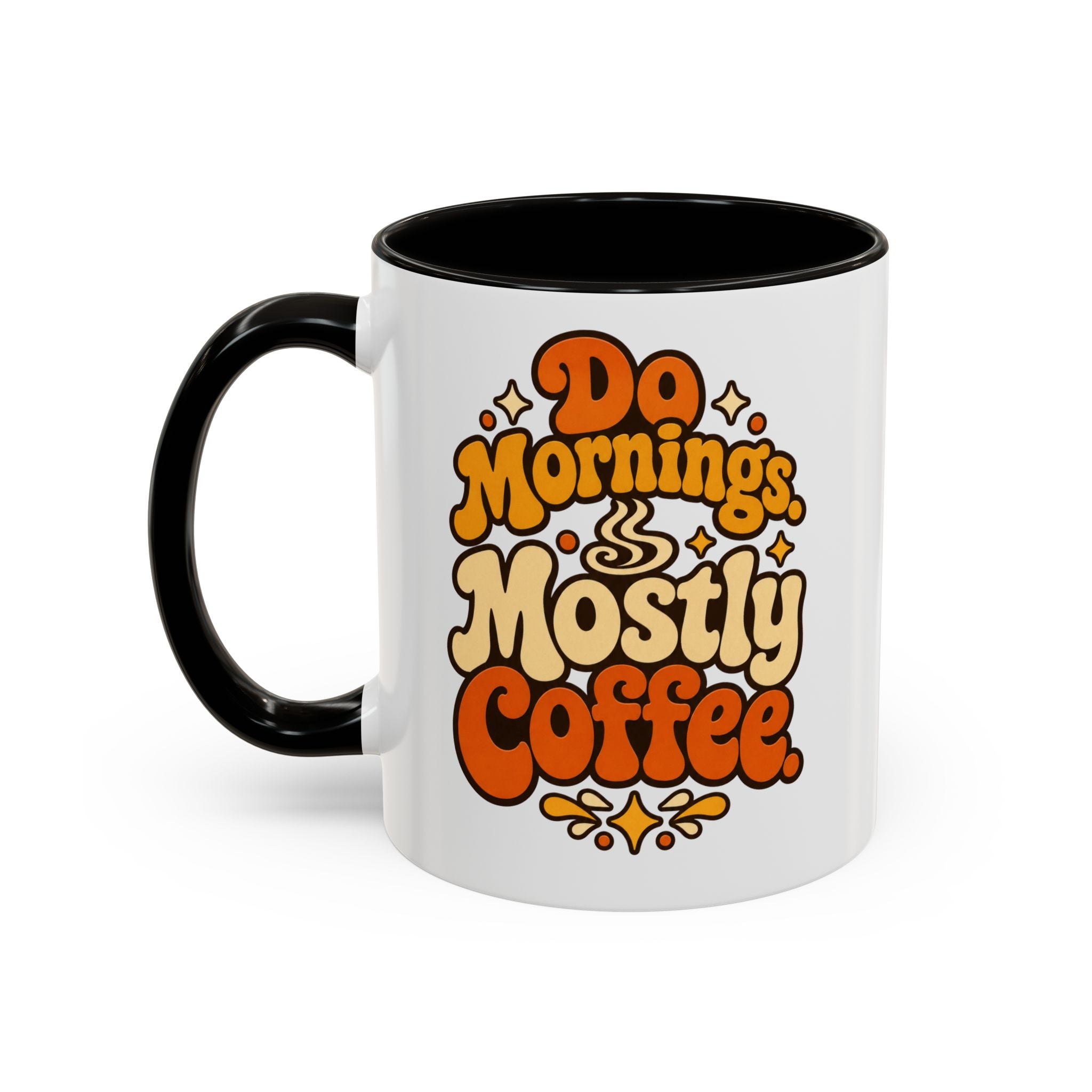 Inspirational Psalm 143:8 Coffee Mug — ‘Show Me The Way’ Retro Scripture Ceramic Mug (11oz/15oz)