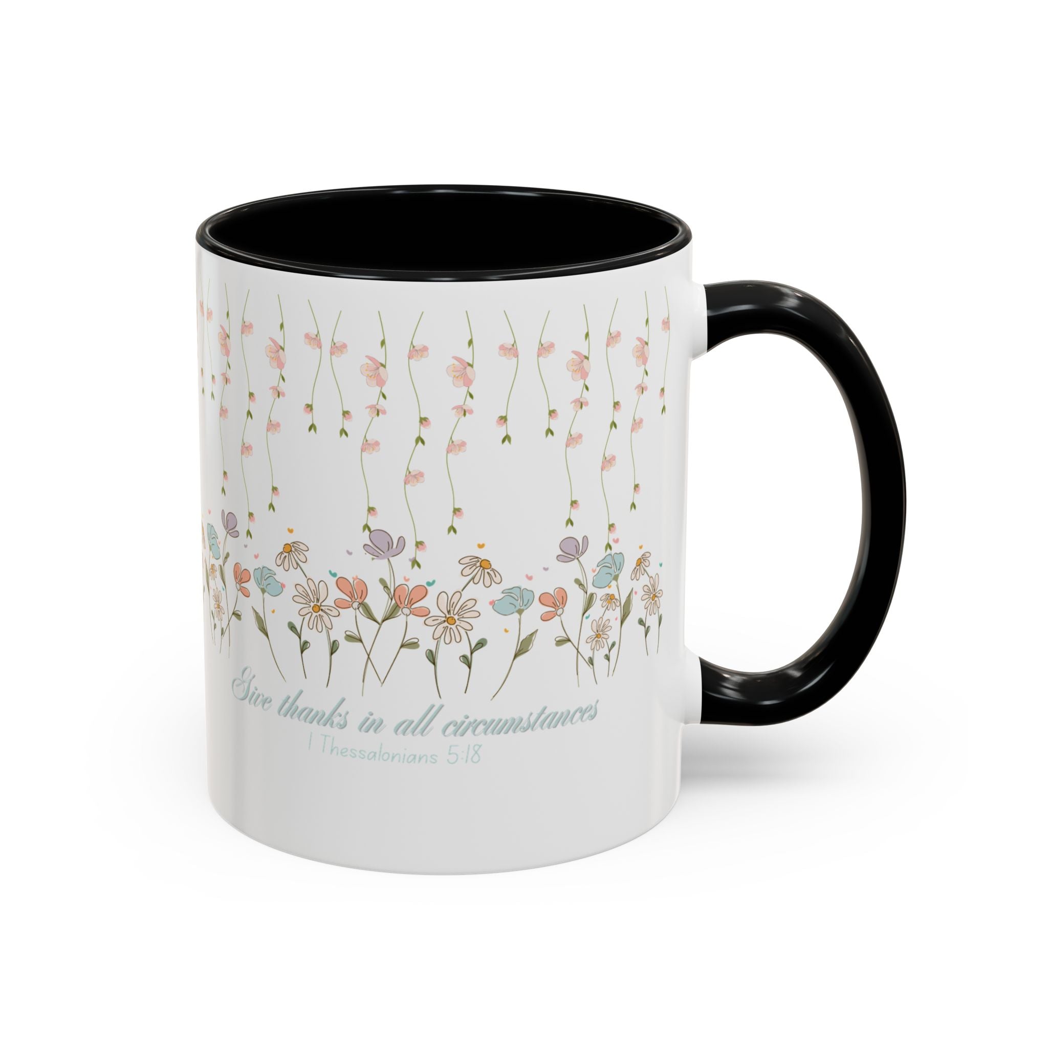 Custom Name for Thank You Coffee Mug | Personalized  Grateful Floral Grateful Coffee Mug |  Gentle Remembrance 11oz | 15oz 2607033