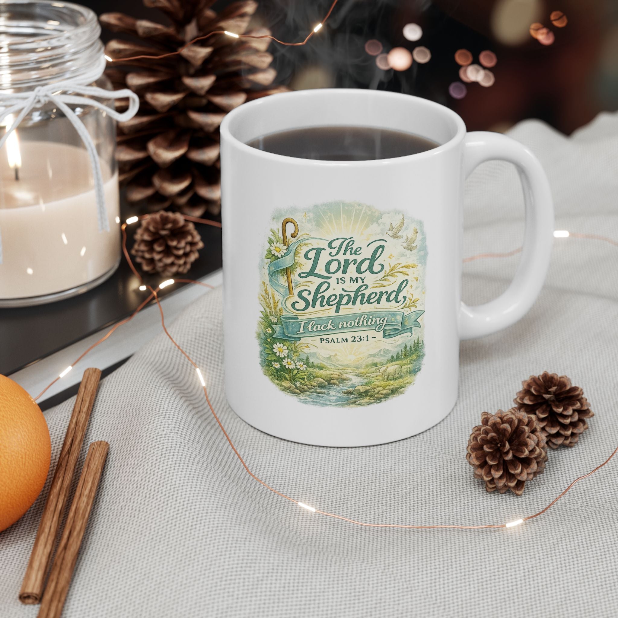 Christian Gift Mug | Inspirational Bible Verse Coffee Mug for Women & Men Coffee Cup (11oz/15oz)