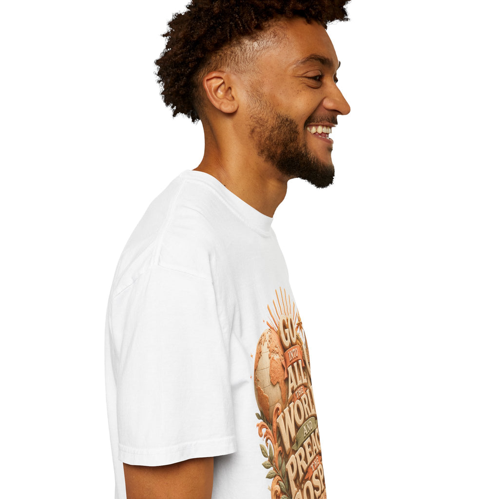 T-Shirt — "Go Into All the World and Preach the Gospel" Christian Mission Tee