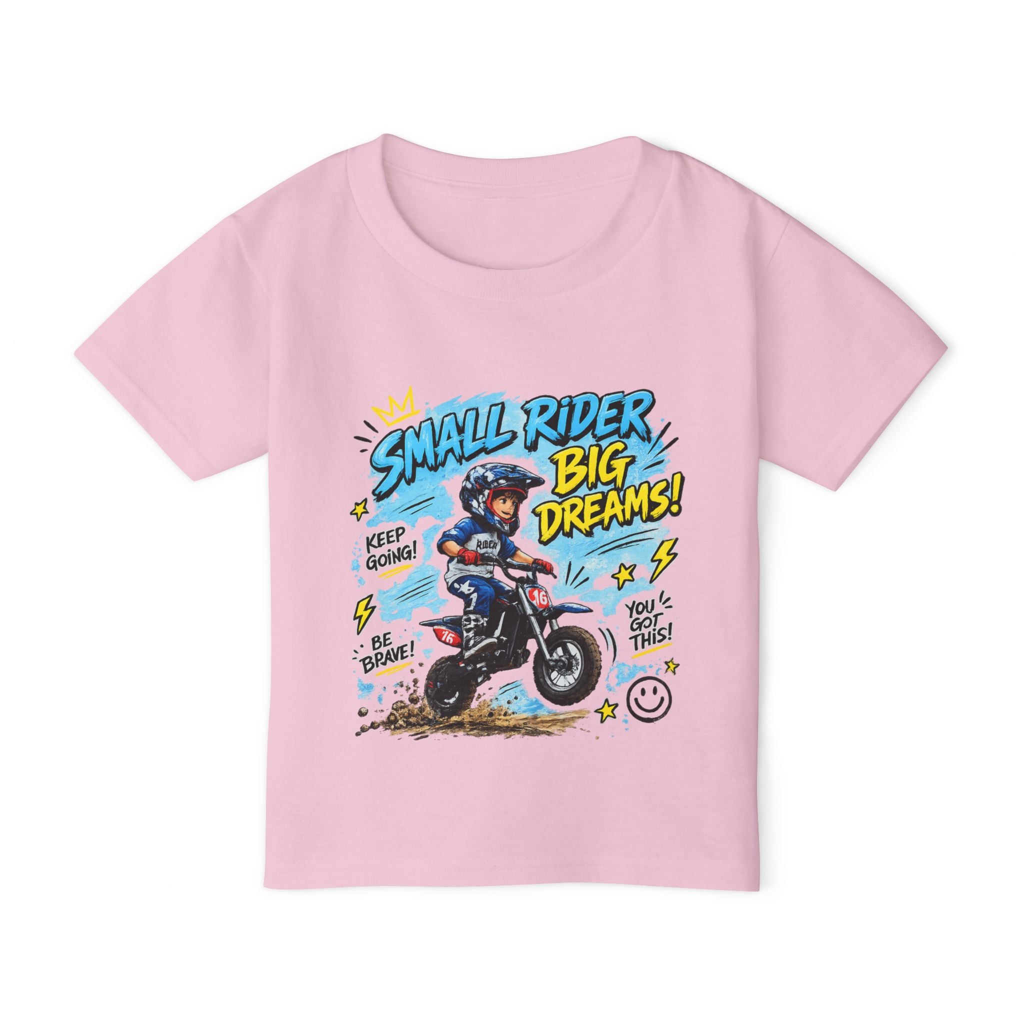 Toddler T-Shirt | Small Rider Big Dreams | Motorcycle Graphic Tee for Kids 2607041