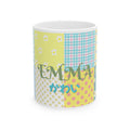 Custom Floral For Thank You Ceramic Coffee Mug   | Love Leaves Beautiful Marks | Memorial Coffee Cup (11oz, 15oz) 2607035