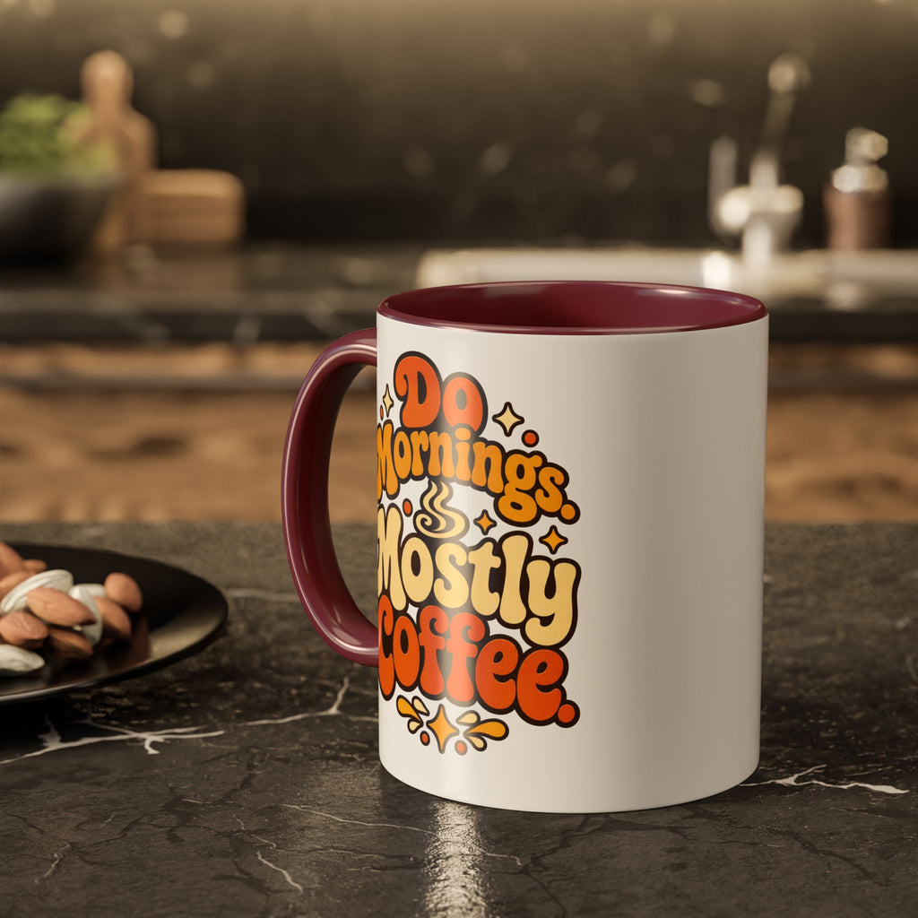 Inspirational Psalm 143:8 Coffee Mug — ‘Show Me The Way’ Retro Scripture Ceramic Mug (11oz/15oz)