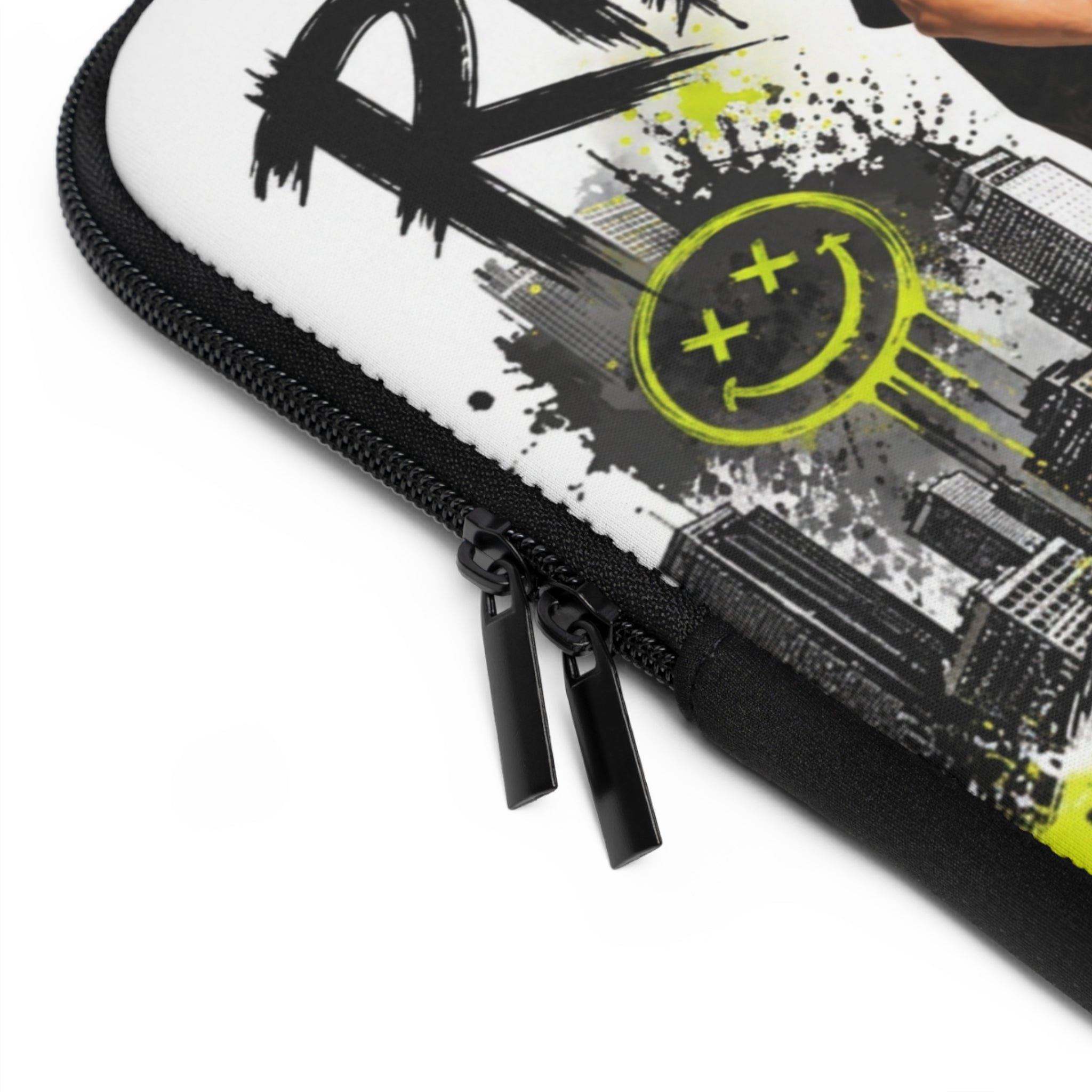 Custom Name Ride Your Way Laptop Sleeve | Youth BMX Graffiti Laptop Case 2607040