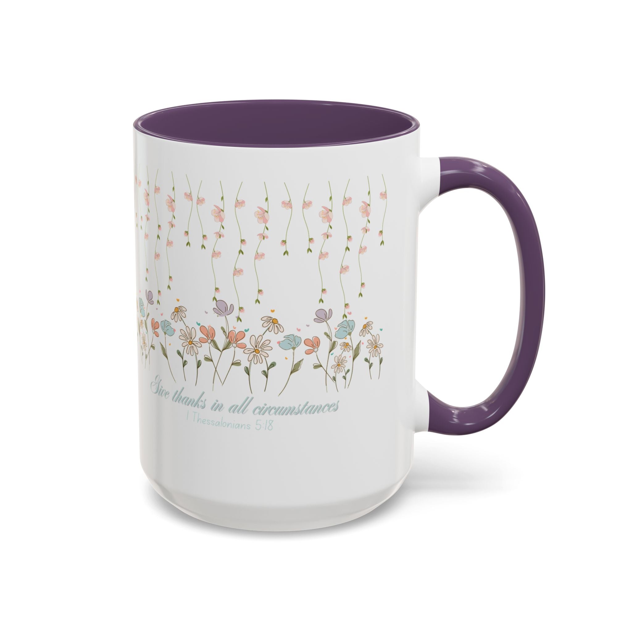 Custom Name for Thank You Coffee Mug | Personalized  Grateful Floral Grateful Coffee Mug |  Gentle Remembrance 11oz | 15oz 2607033