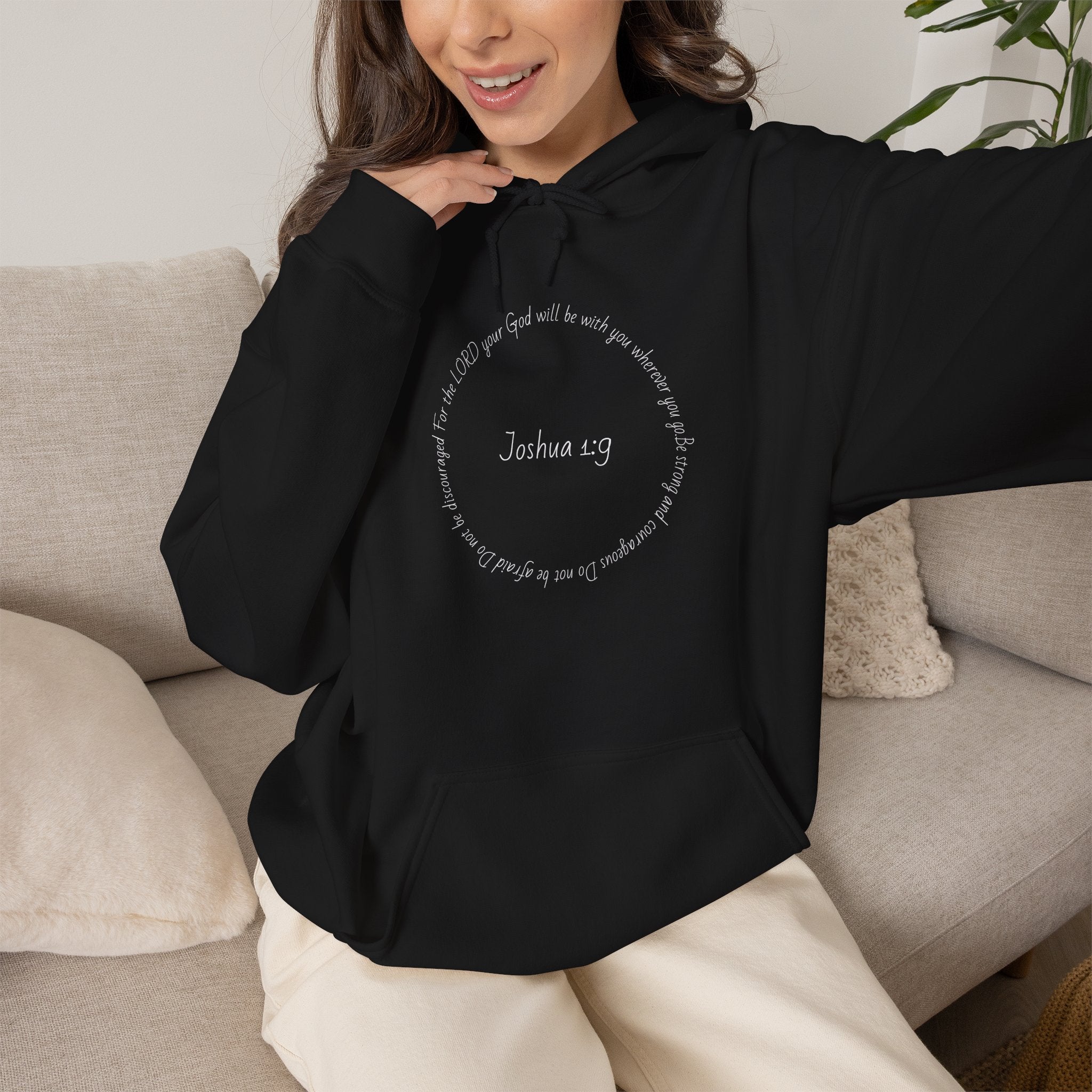 Trust in Faith hoodie | Rustic floral typography sweatshirt 2607008