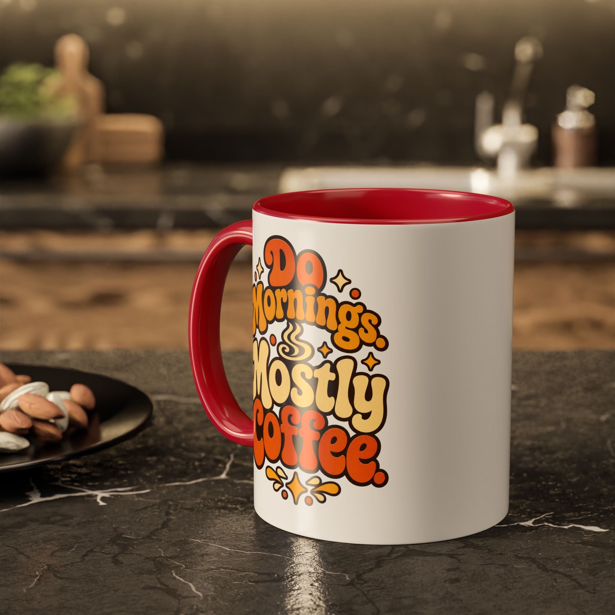 Inspirational Psalm 143:8 Coffee Mug — ‘Show Me The Way’ Retro Scripture Ceramic Mug (11oz/15oz)