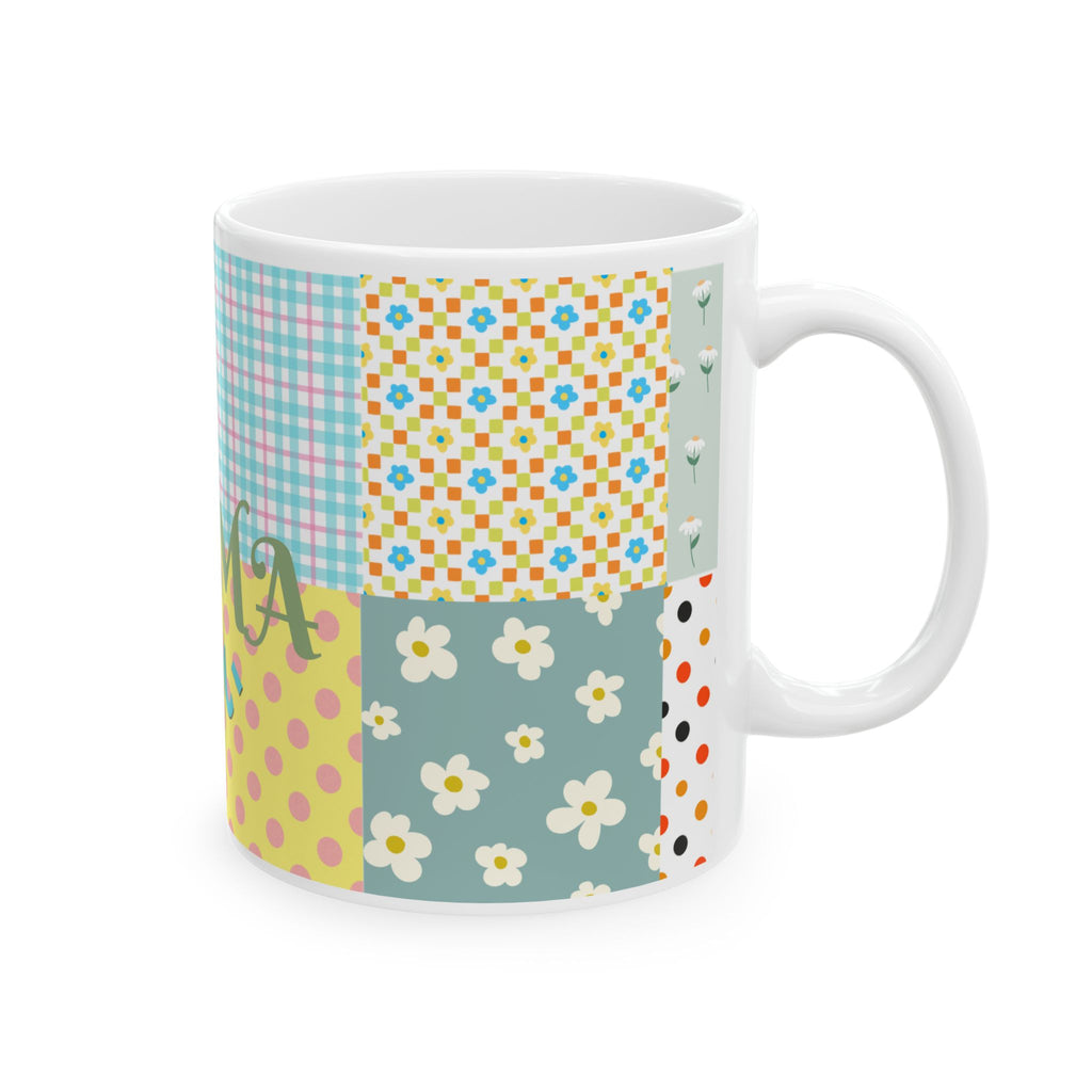 Custom Floral For Thank You Ceramic Coffee Mug   | Love Leaves Beautiful Marks | Memorial Coffee Cup (11oz, 15oz) 2607035