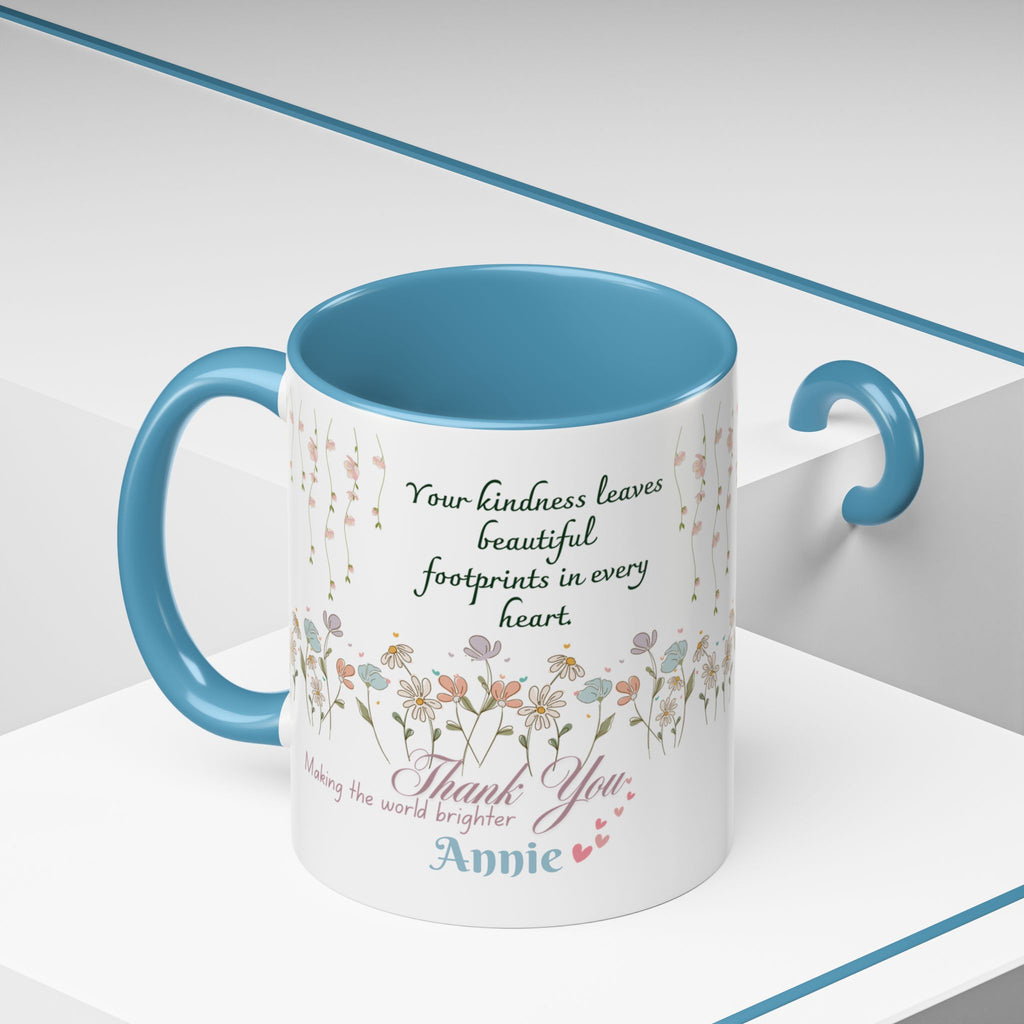 Custom Name for Thank You Coffee Mug | Personalized  Grateful Floral Grateful Coffee Mug |  Gentle Remembrance 11oz | 15oz 2607033