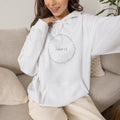 Trust in Faith hoodie | Rustic floral typography sweatshirt