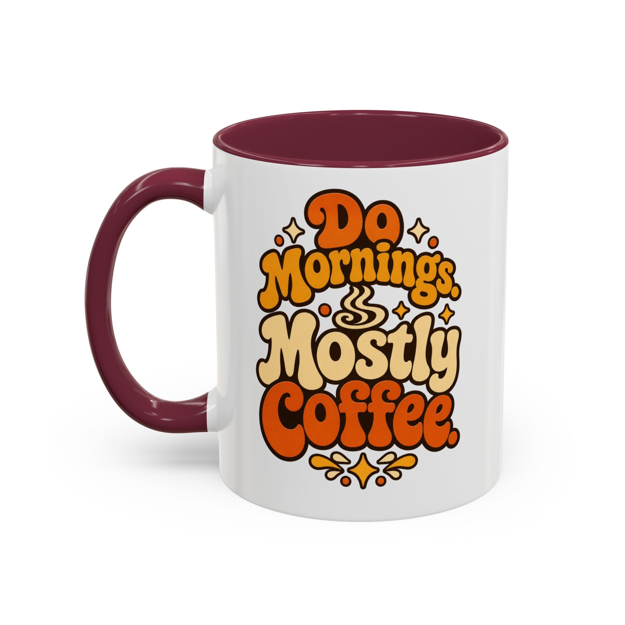 Inspirational Psalm 143:8 Coffee Mug — ‘Show Me The Way’ Retro Scripture Ceramic Mug (11oz/15oz)