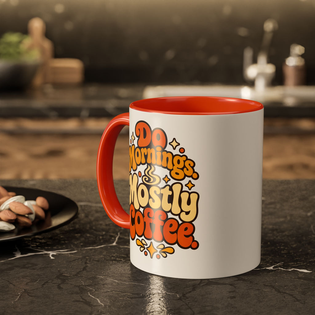 Inspirational Psalm 143:8 Coffee Mug — ‘Show Me The Way’ Retro Scripture Ceramic Mug (11oz/15oz)