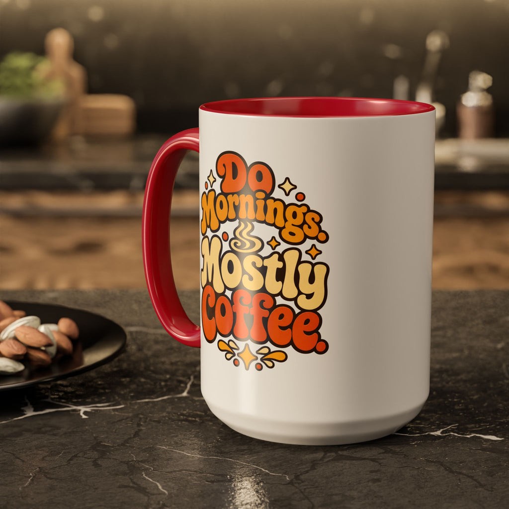 Inspirational Psalm 143:8 Coffee Mug — ‘Show Me The Way’ Retro Scripture Ceramic Mug (11oz/15oz)