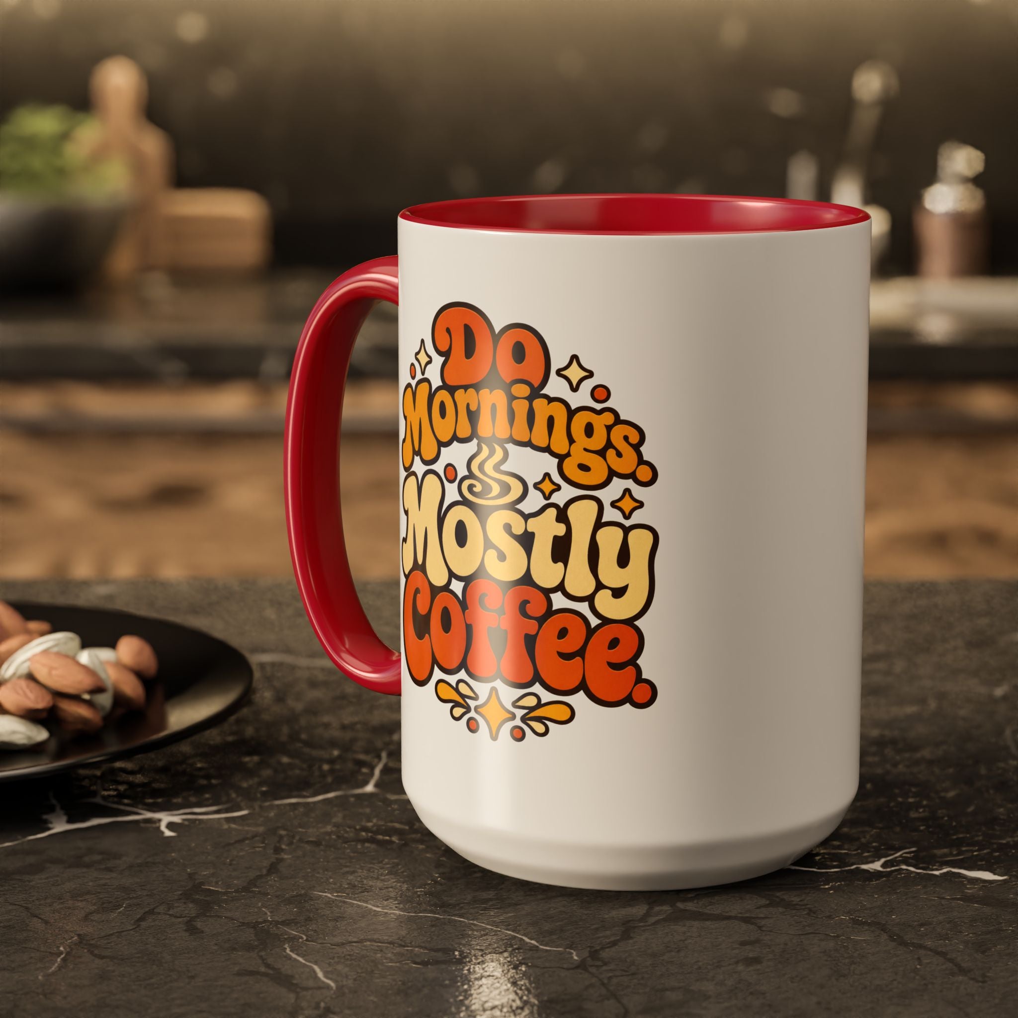 Inspirational Psalm 143:8 Coffee Mug — ‘Show Me The Way’ Retro Scripture Ceramic Mug (11oz/15oz)