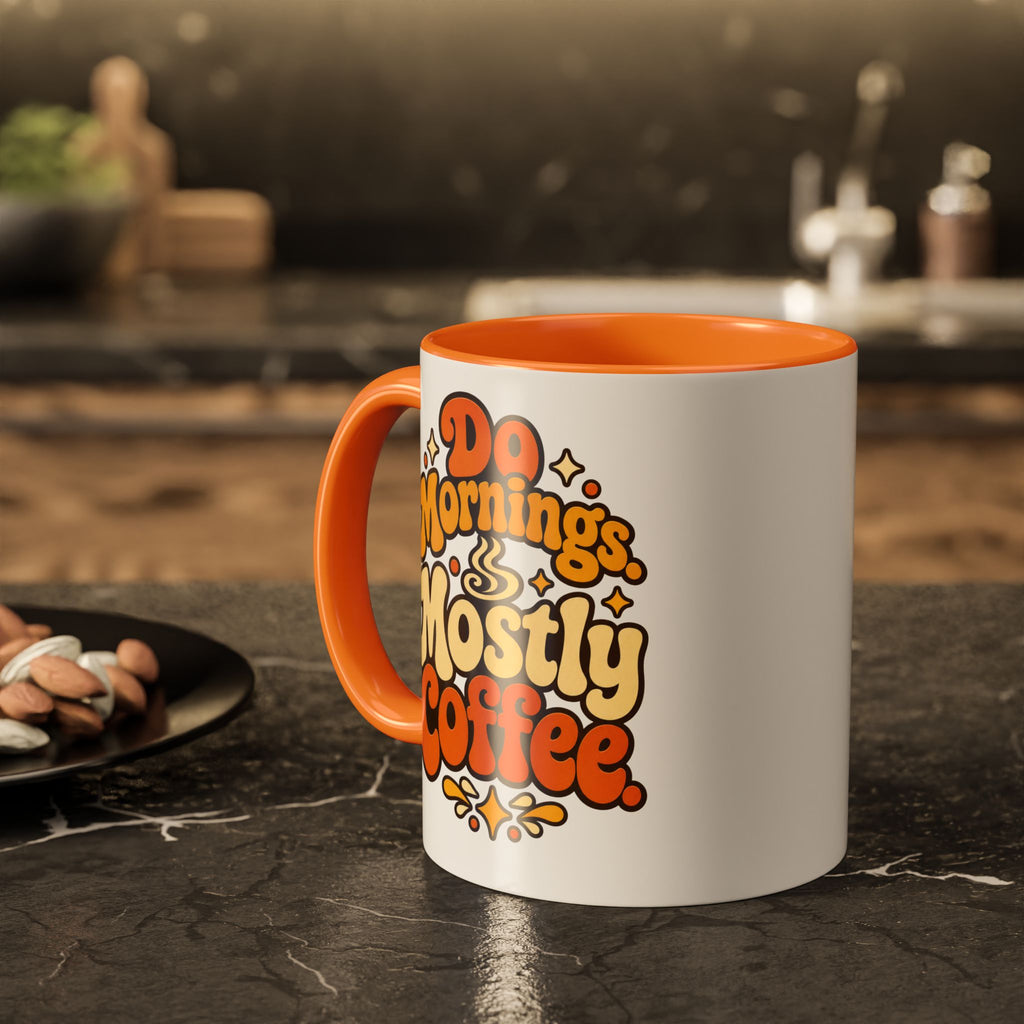 Inspirational Psalm 143:8 Coffee Mug — ‘Show Me The Way’ Retro Scripture Ceramic Mug (11oz/15oz)