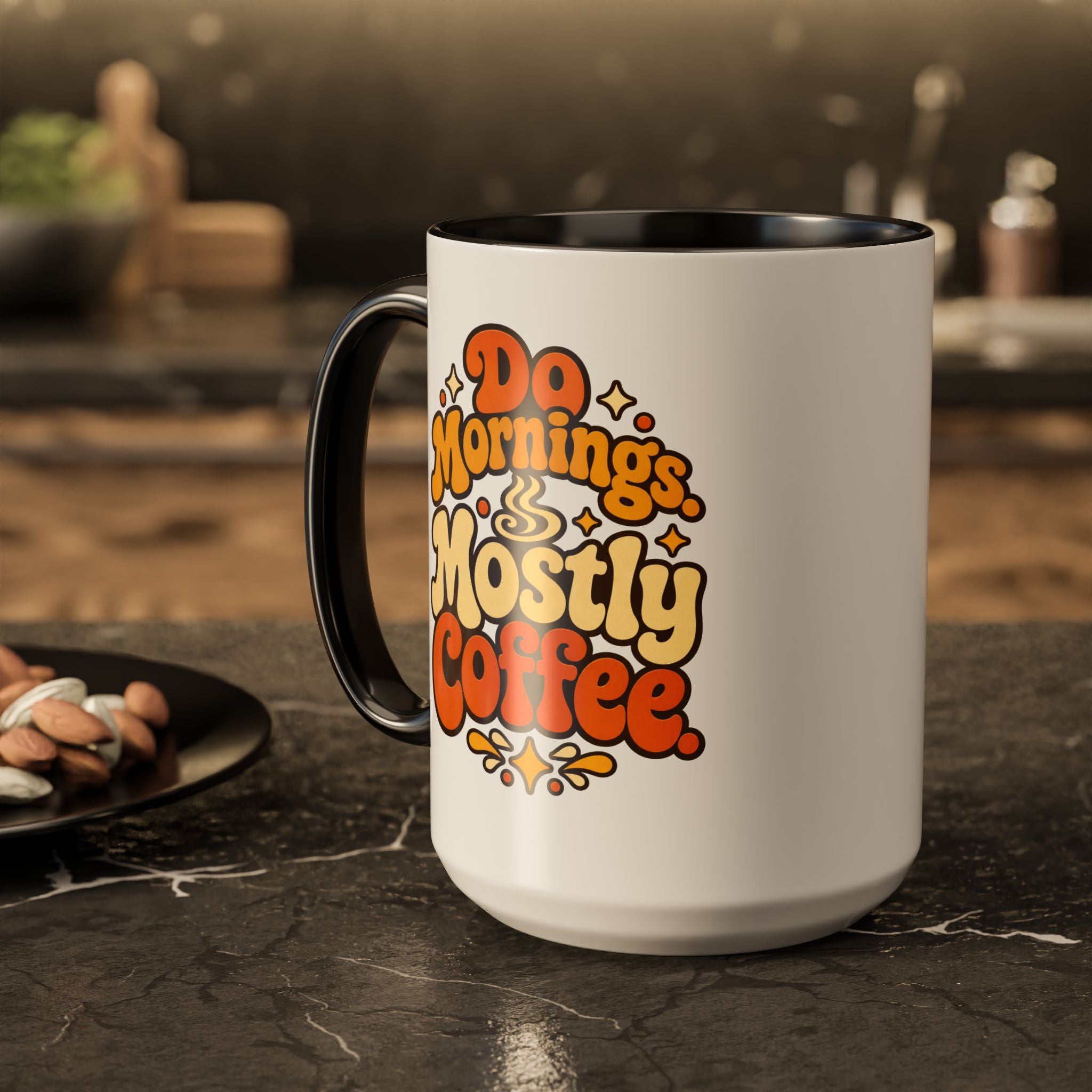 Inspirational Psalm 143:8 Coffee Mug — ‘Show Me The Way’ Retro Scripture Ceramic Mug (11oz/15oz)