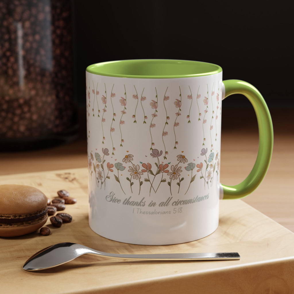 Custom Name for Thank You Coffee Mug | Personalized  Grateful Floral Grateful Coffee Mug |  Gentle Remembrance 11oz | 15oz 2607033