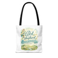 Floral Faith Tote Bag | The Lord Is My Shepherd | Psalm 23:1  4 Colors 2607043