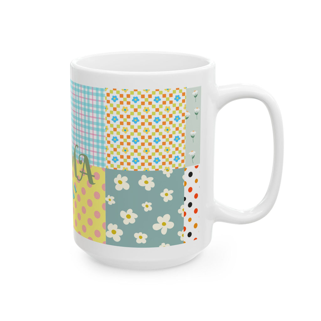 Custom Floral For Thank You Ceramic Coffee Mug   | Love Leaves Beautiful Marks | Memorial Coffee Cup (11oz, 15oz) 2607035