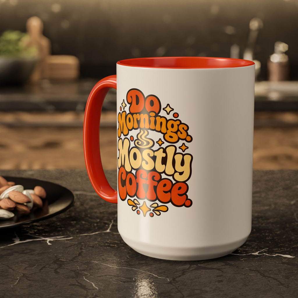 Inspirational Psalm 143:8 Coffee Mug — ‘Show Me The Way’ Retro Scripture Ceramic Mug (11oz/15oz)