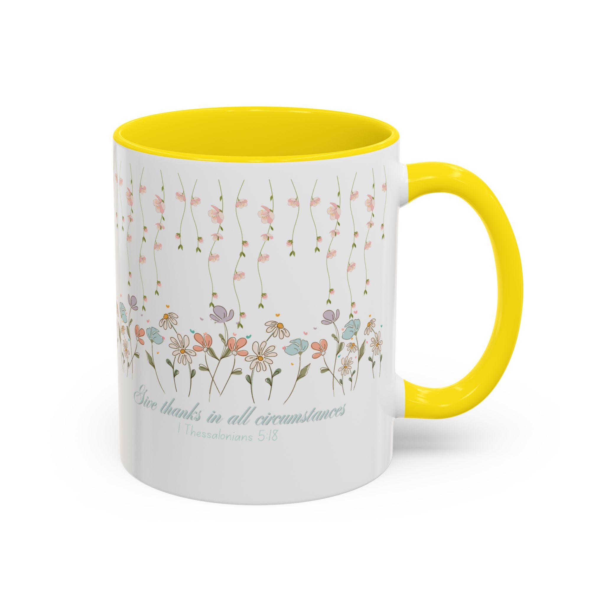 Custom Name for Thank You Coffee Mug | Personalized  Grateful Floral Grateful Coffee Mug |  Gentle Remembrance 11oz | 15oz 2607033