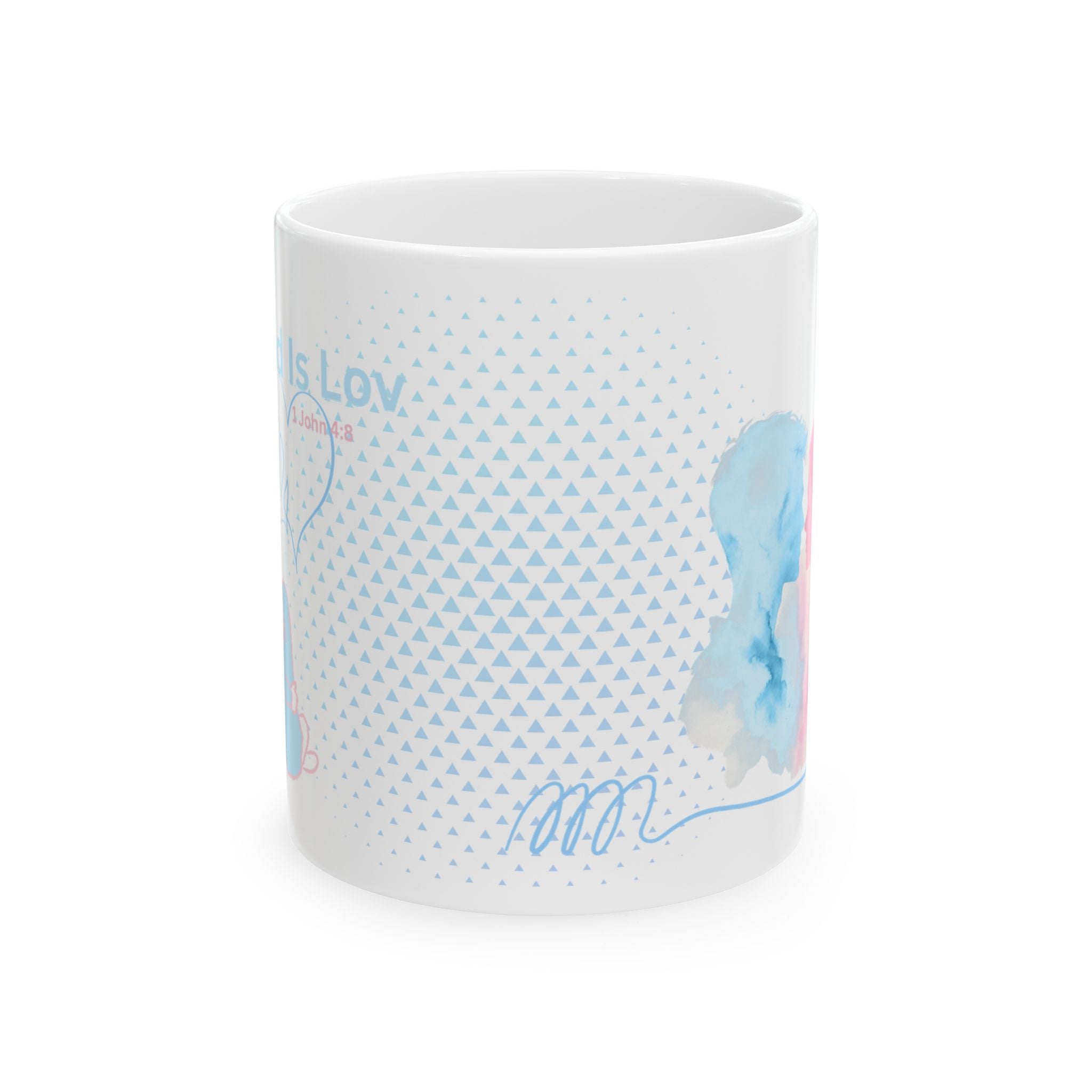 Ceramic Mug - Cute Pastel Couple Love Design (11oz, 15oz)