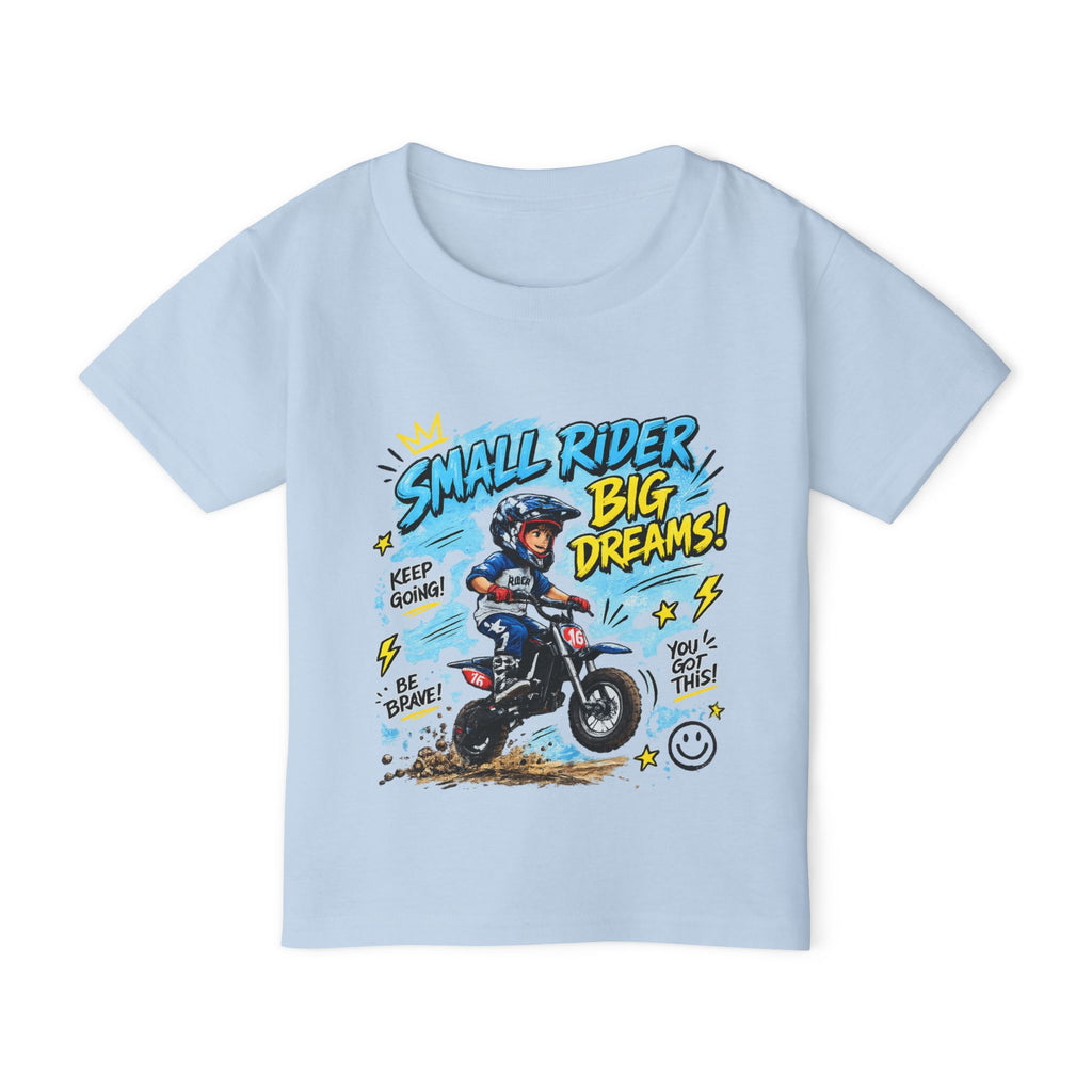 Toddler T-Shirt | Small Rider Big Dreams | Motorcycle Graphic Tee for Kids 2607041